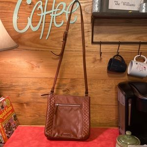 Vera Bradley Brown Leather Hipster